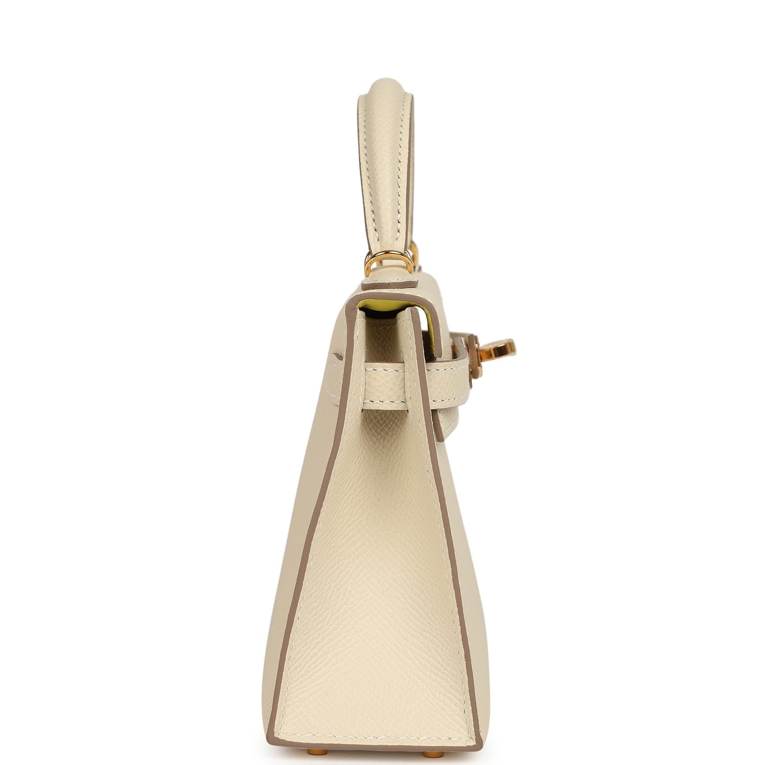 Hermès Kelly Sellier 20 Craie Epsom Gold — view 3
