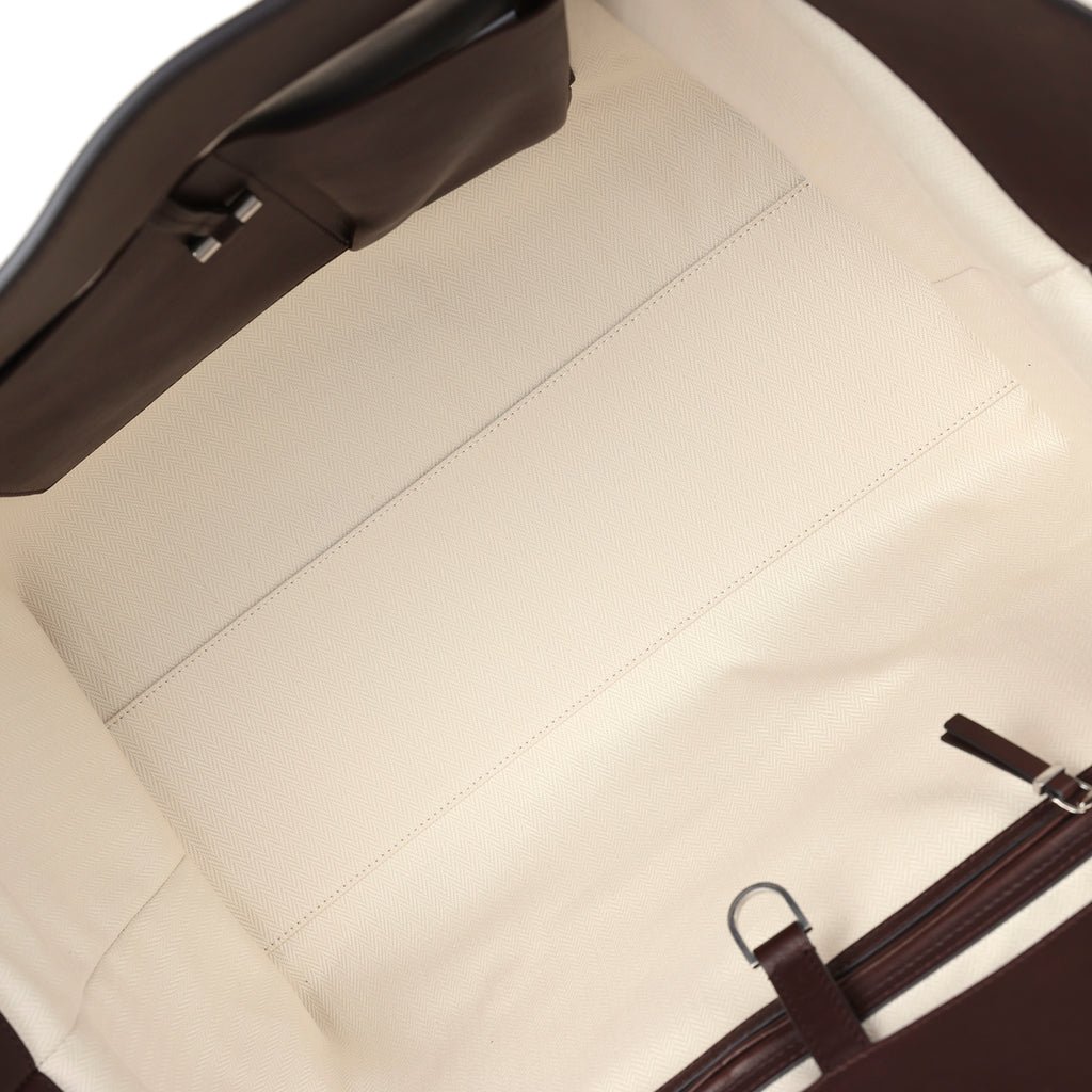 The Row Marlo Tote 17 Chestnut Saddle — view 8