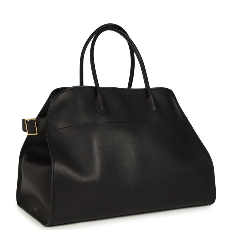 The Row Soft Margaux 17 Black Saddle for Sale — alternate view