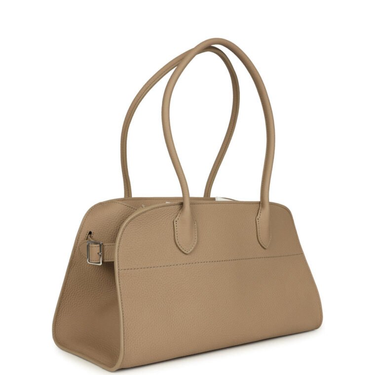 The Row Margaux Shoulder 12 Dark Taupe — Buy Now — alternate view