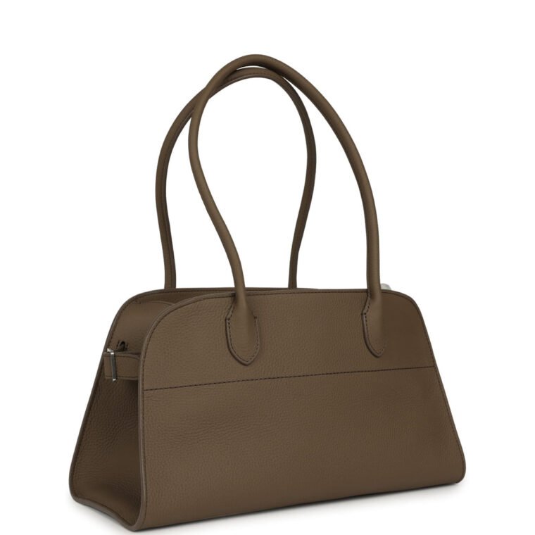 The Row Margaux Shoulder 12 Smoked Taupe for Sale — alternate view