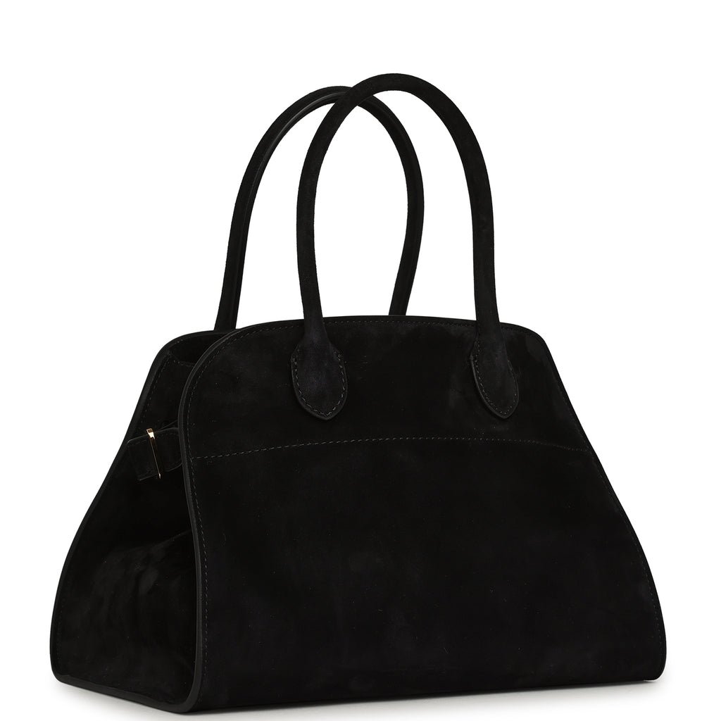 The Row Soft Margaux 10 Black Suede — view 2