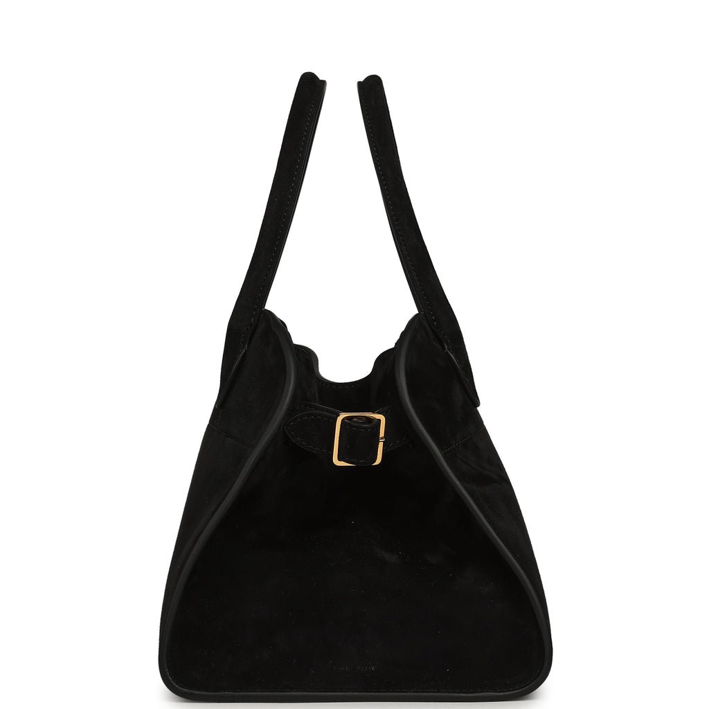 The Row Soft Margaux 10 Black Suede — view 4