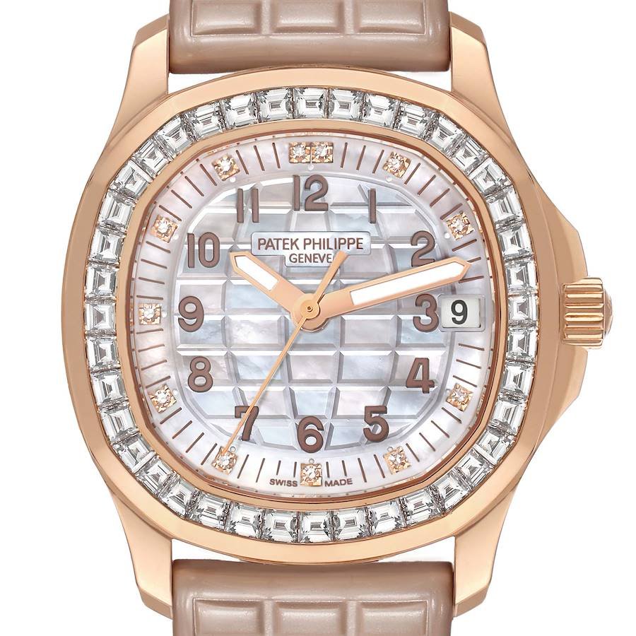 Patek Philippe Aquanaut Luce Haute Joaillerie 35.6mm Rose Gold 2018 for Sale — detail 1