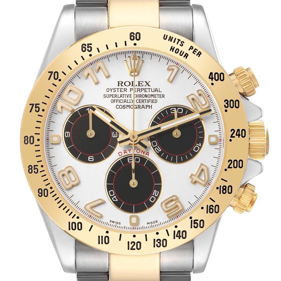 Rolex Cosmograph Daytona Panda Racing Dial 40mm for Sale — detail 1