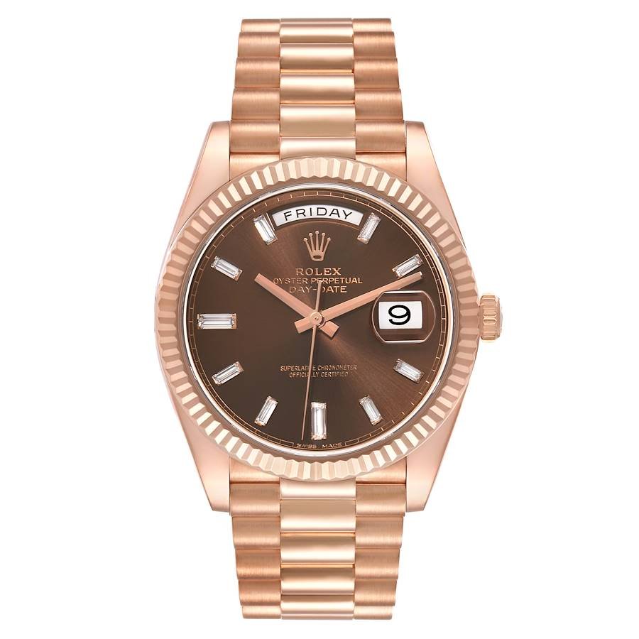 Rolex President Day-Date 40mm Rose Gold 2016 for Sale