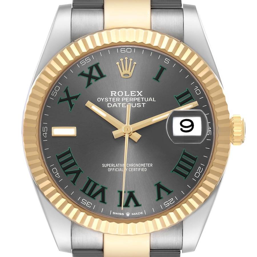 Rolex Datejust 'Wimbledon' 41mm Yellow Gold for Sale — detail 1