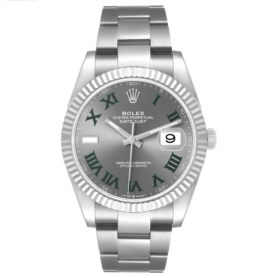 Rolex Datejust 'Wimbledon' 41mm White Gold Stainless Steel for Sale