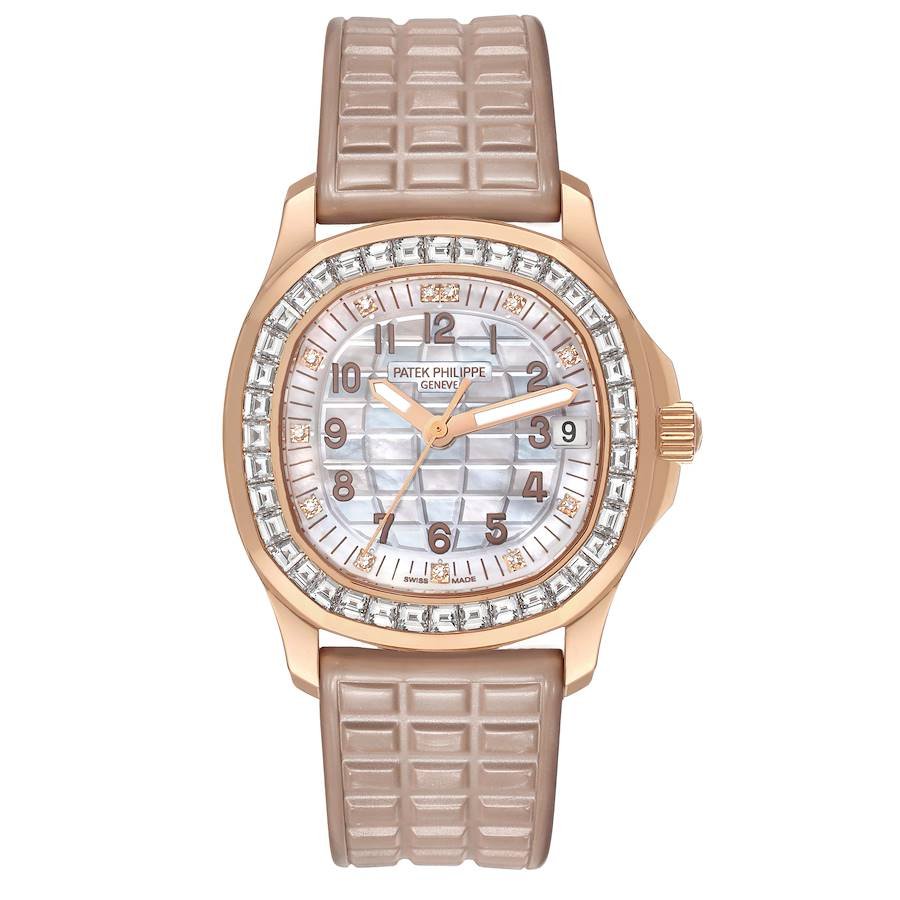 Patek Philippe Aquanaut Luce Haute Joaillerie 35.6mm Rose Gold 2018 for Sale
