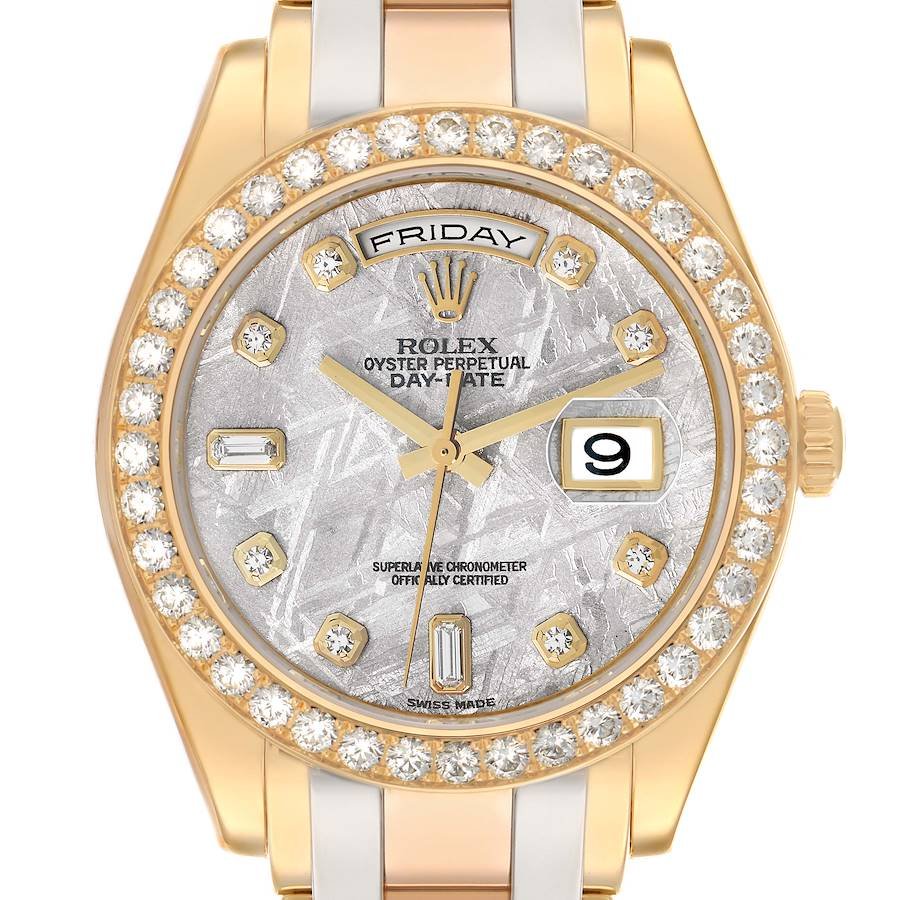 Rolex Day-Date Meteorite Dial 39mm Rose Gold 2008-2009 for Sale — detail 1