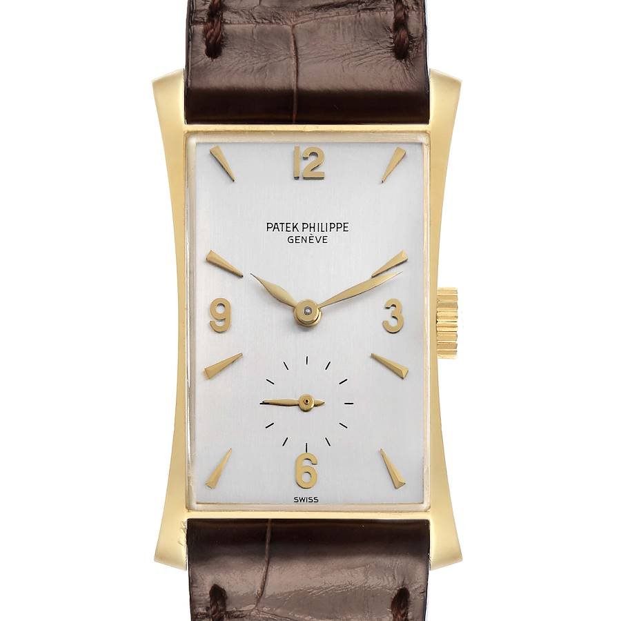 Patek Philippe Vintage Hour Glass 39mm Yellow Gold for Sale — detail 1