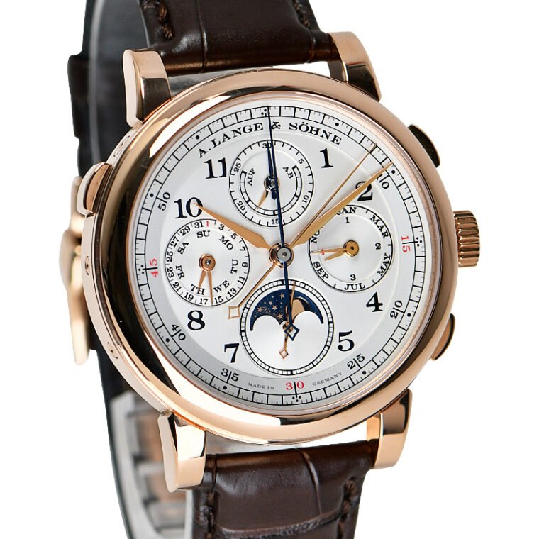 A. Lange & Söhne 1815 Perpetual Calendar Rattrapante 41.9mm Rose Gold for Sale — alternate view