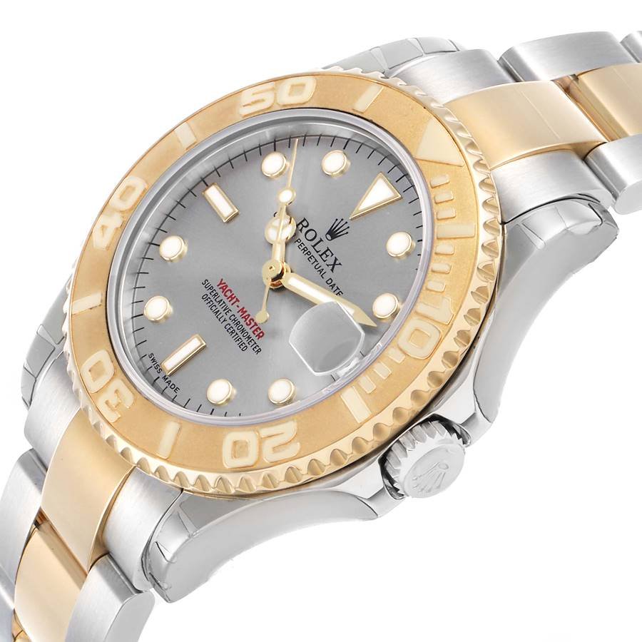 Rolex Yacht-Master NOS 35mm Yellow Gold Stainless Steel 2006-2007 for Sale — detail 4