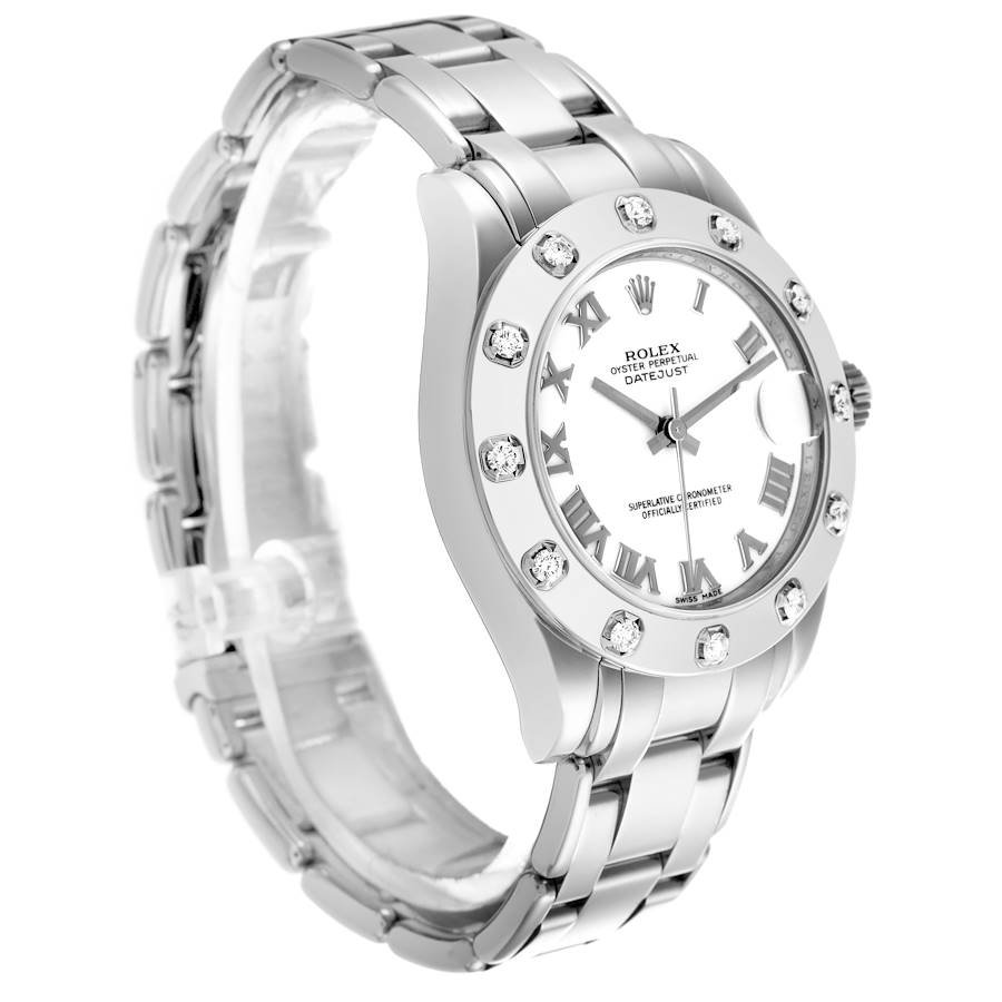 Rolex Pearlmaster 34mm White Gold 2008-2009 for Sale — detail 2