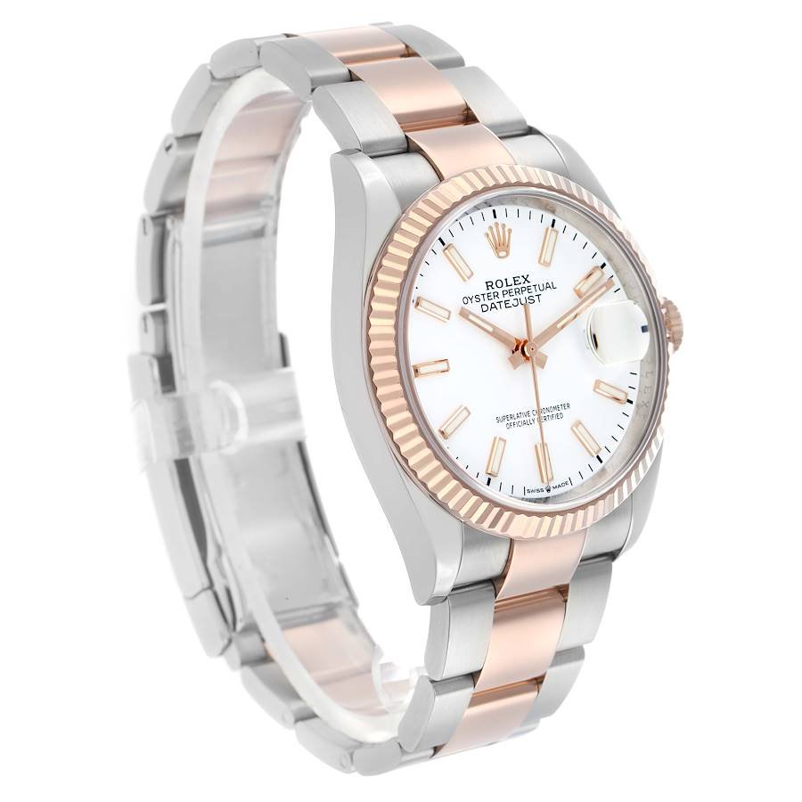 Rolex Datejust 36mm Rose Gold Stainless Steel for Sale — detail 2