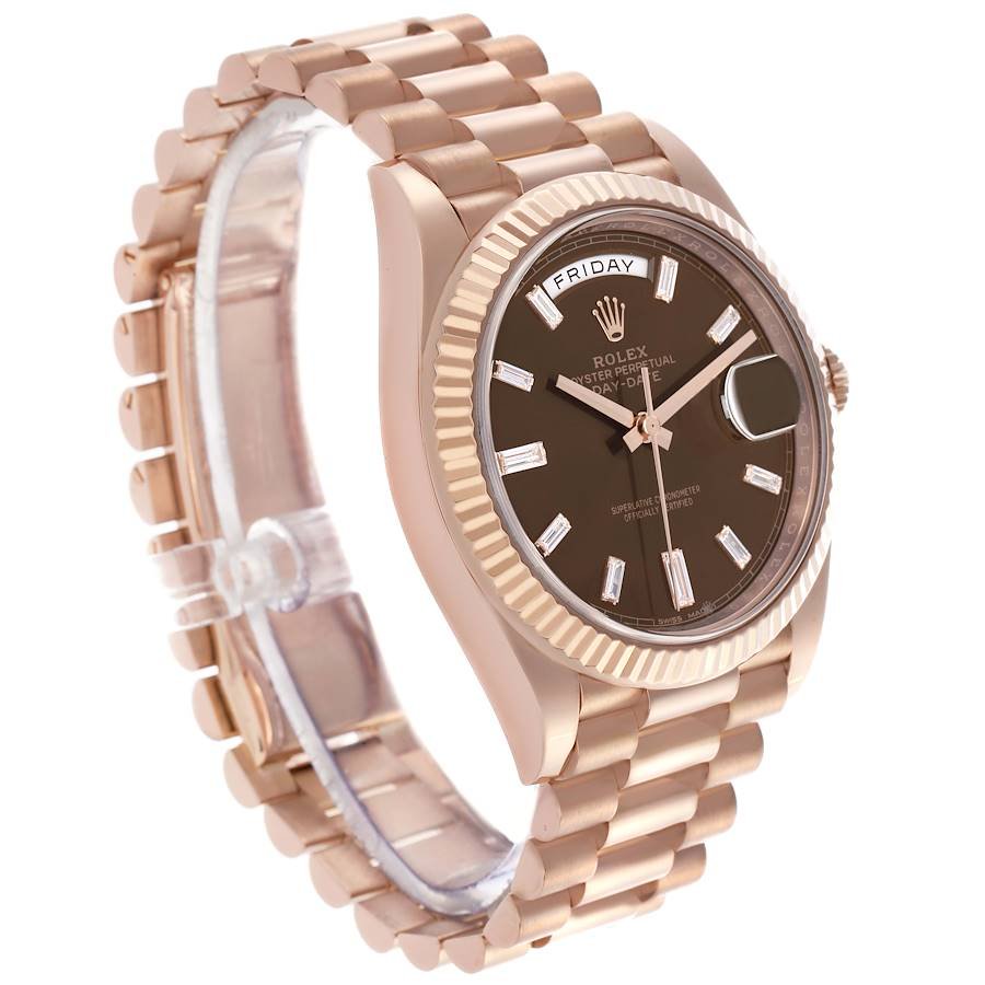Rolex President Day-Date 40mm Rose Gold 2016 for Sale — detail 2