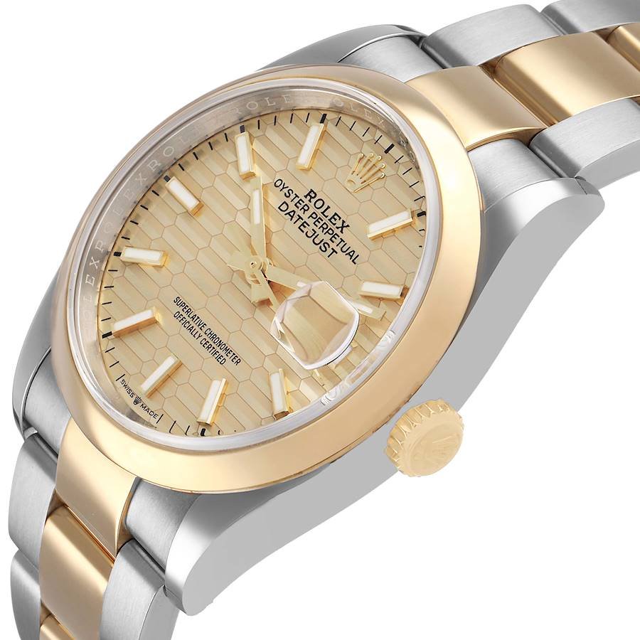 Rolex Datejust 36mm Yellow Gold Stainless Steel 2019 for Sale — detail 4