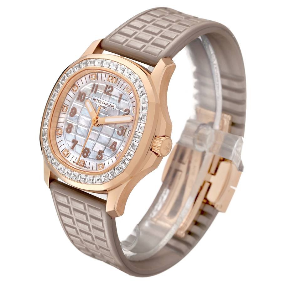 Patek Philippe Aquanaut Luce Haute Joaillerie 35.6mm Rose Gold 2018 for Sale — detail 3