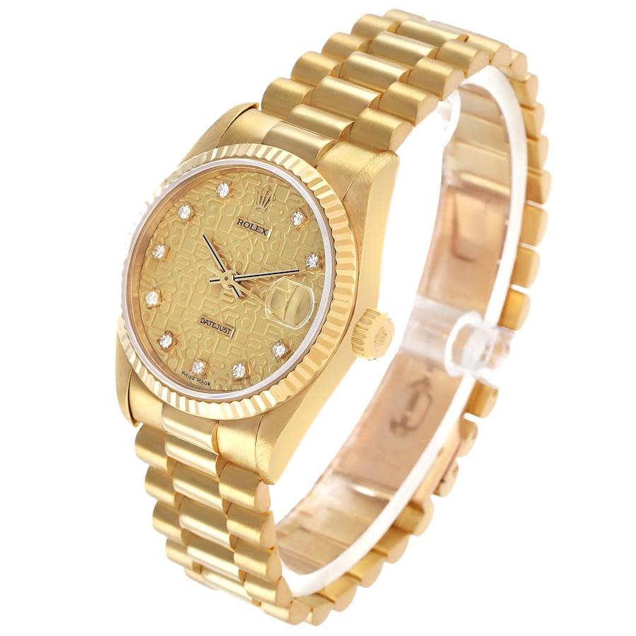 Rolex President Datejust 31mm Yellow Gold 1995-1996 for Sale — detail 3