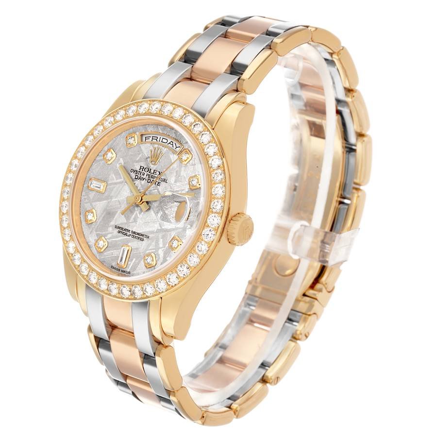 Rolex Day-Date Meteorite Dial 39mm Rose Gold 2008-2009 for Sale — detail 3