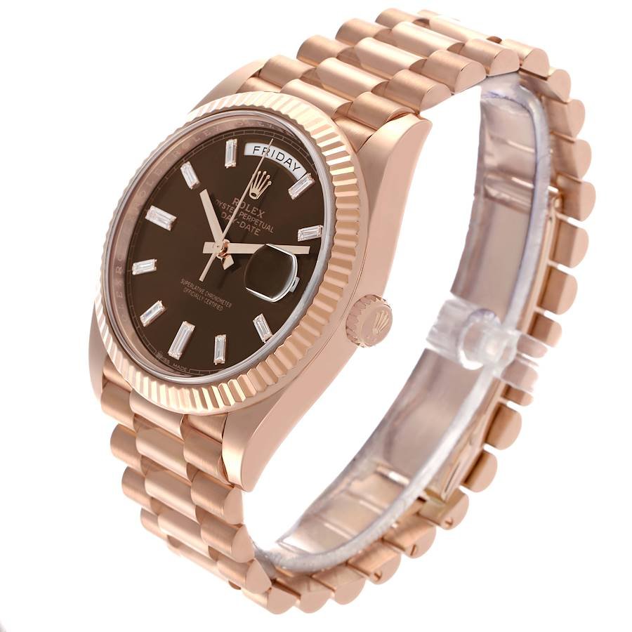 Rolex President Day-Date 40mm Rose Gold 2016 for Sale — detail 3