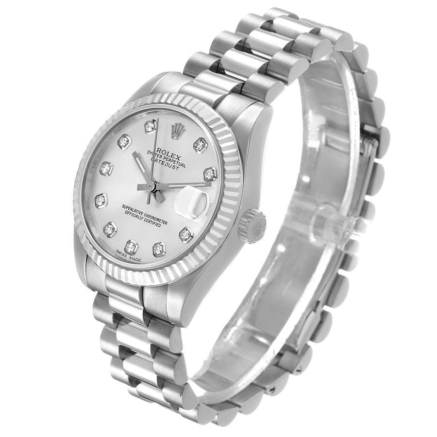 Rolex President Datejust 31mm White Gold 2007-2008 for Sale — detail 3