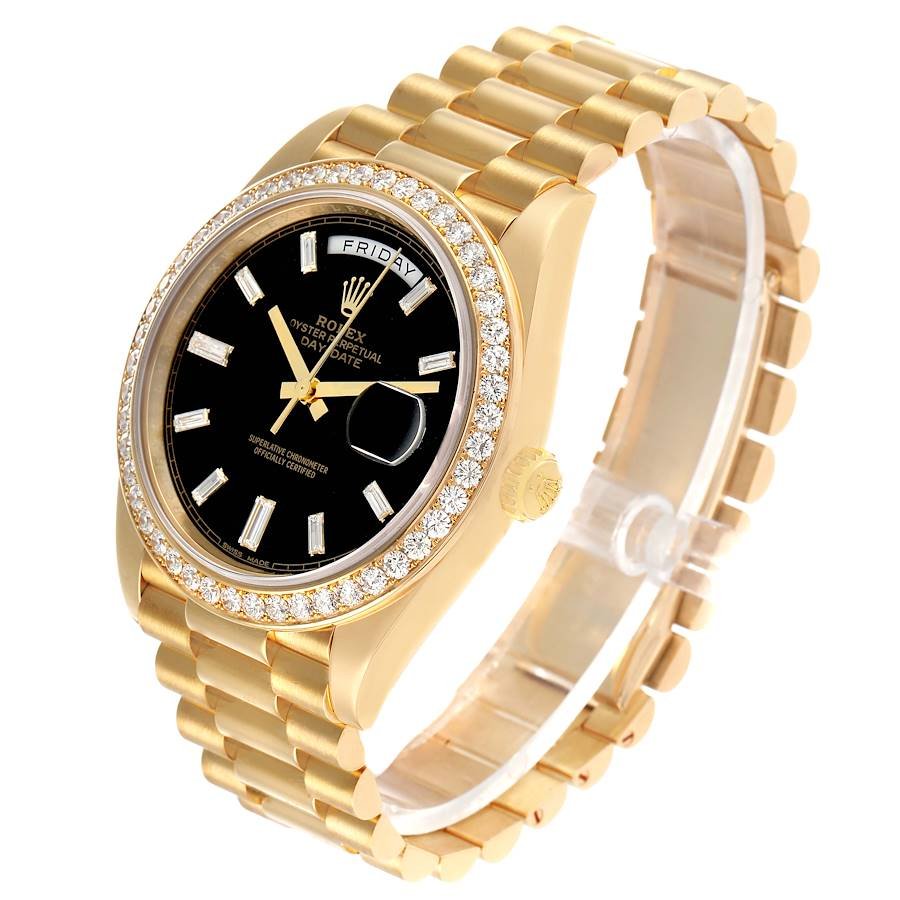 Rolex President Day-Date 40mm Yellow Gold for Sale — detail 3