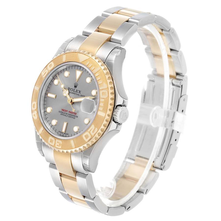 Rolex Yacht-Master NOS 35mm Yellow Gold Stainless Steel 2006-2007 for Sale — detail 3