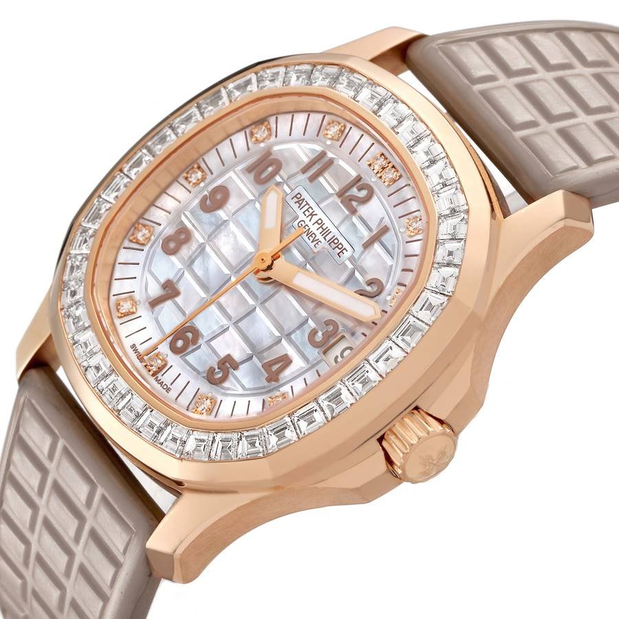 Patek Philippe Aquanaut Luce Haute Joaillerie 35.6mm Rose Gold 2018 for Sale — detail 4