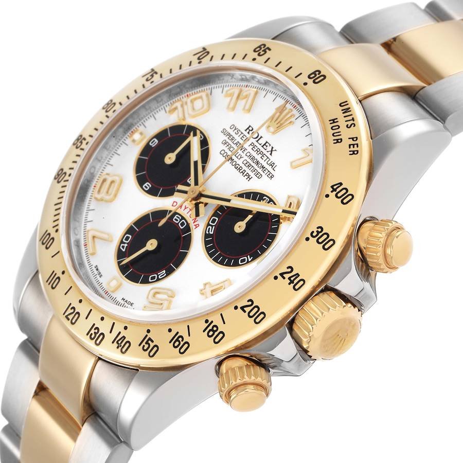 Rolex Cosmograph Daytona Panda Racing Dial 40mm for Sale — detail 4