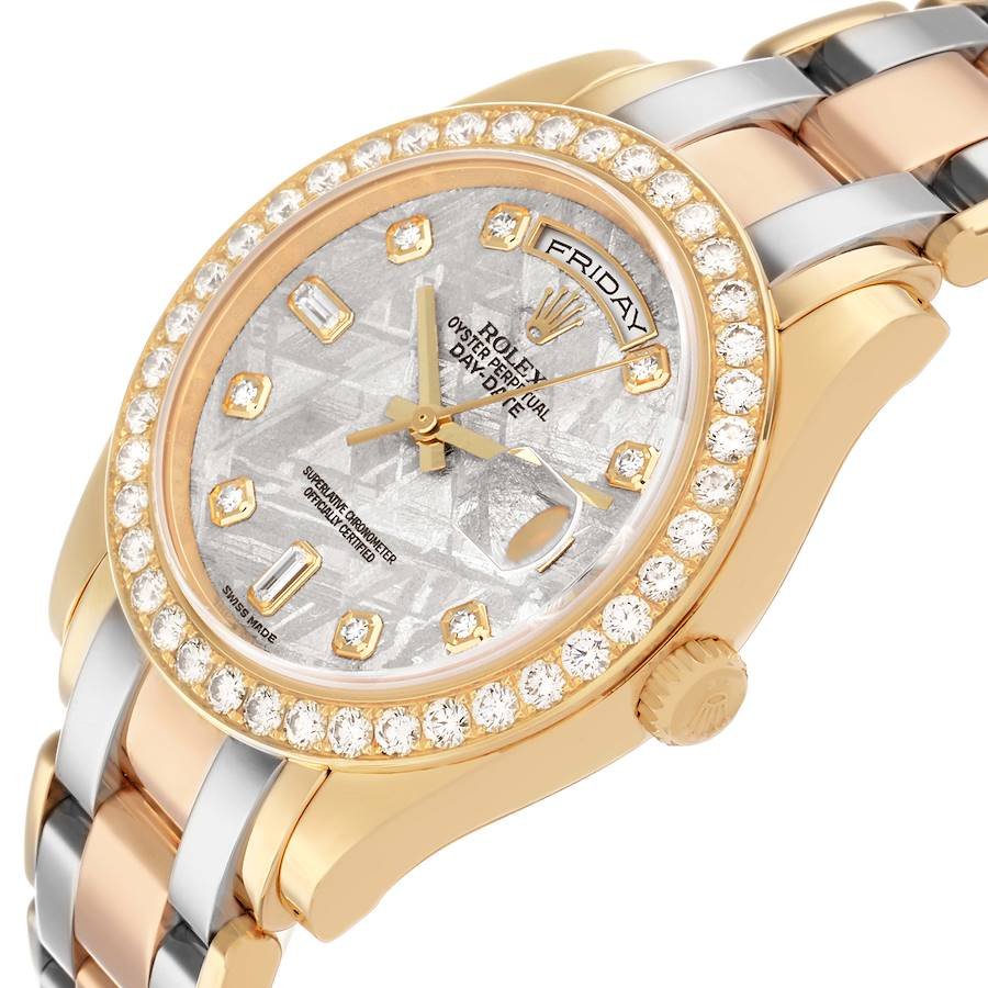 Rolex Day-Date Meteorite Dial 39mm Rose Gold 2008-2009 for Sale — detail 4