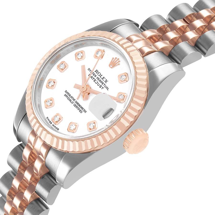 Rolex Datejust 26mm Rose Gold Stainless Steel 2008-2009 for Sale — detail 4