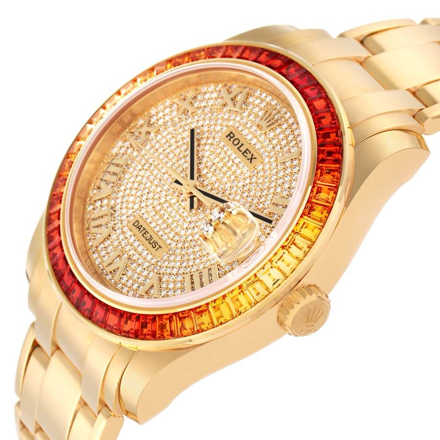 Rolex Pearlmaster Datejust 39mm Yellow Gold 2023 for Sale — detail 4