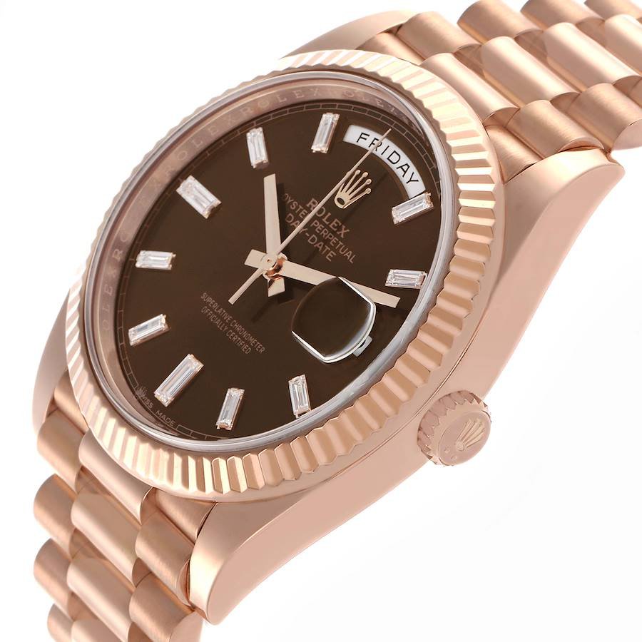 Rolex President Day-Date 40mm Rose Gold 2016 for Sale — detail 4