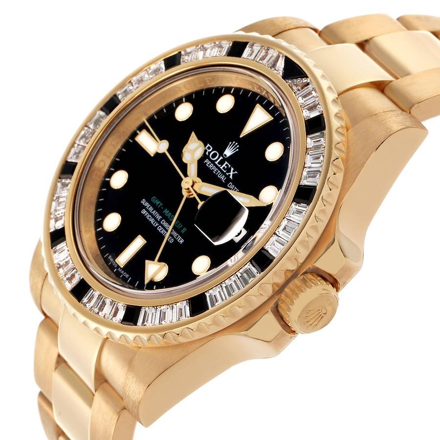 Rolex GMT-Master II 40mm Yellow Gold 2006-2007 for Sale — detail 4
