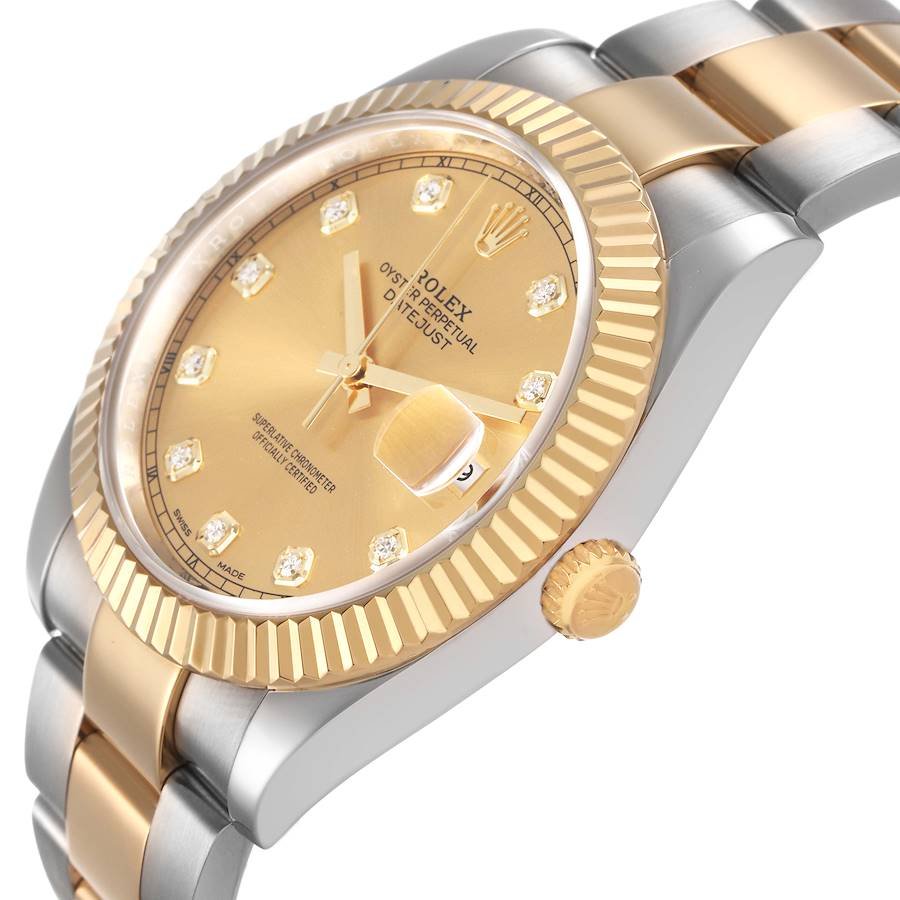 Rolex Datejust 41mm Yellow Gold Stainless Steel 2017 for Sale — detail 4