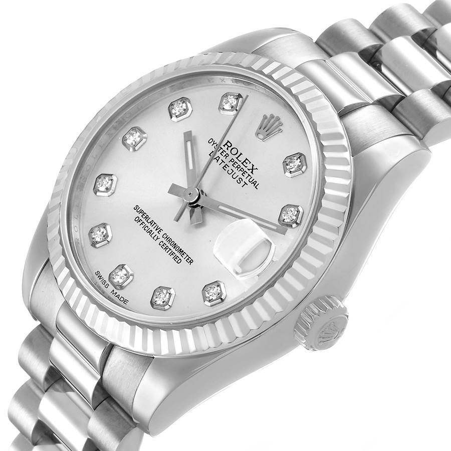 Rolex President Datejust 31mm White Gold 2007-2008 for Sale — detail 4