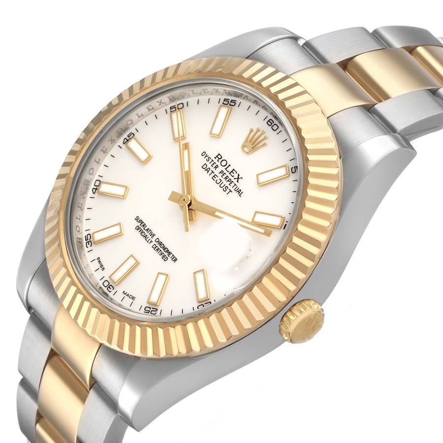Rolex Datejust 41mm Yellow Gold Stainless Steel 2014 for Sale — detail 4