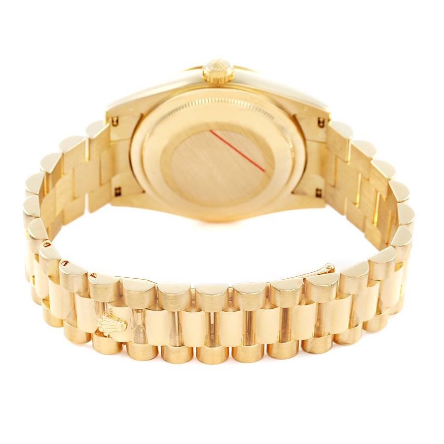 Rolex President Day-Date 36mm Yellow Gold 2008 for Sale — detail 5