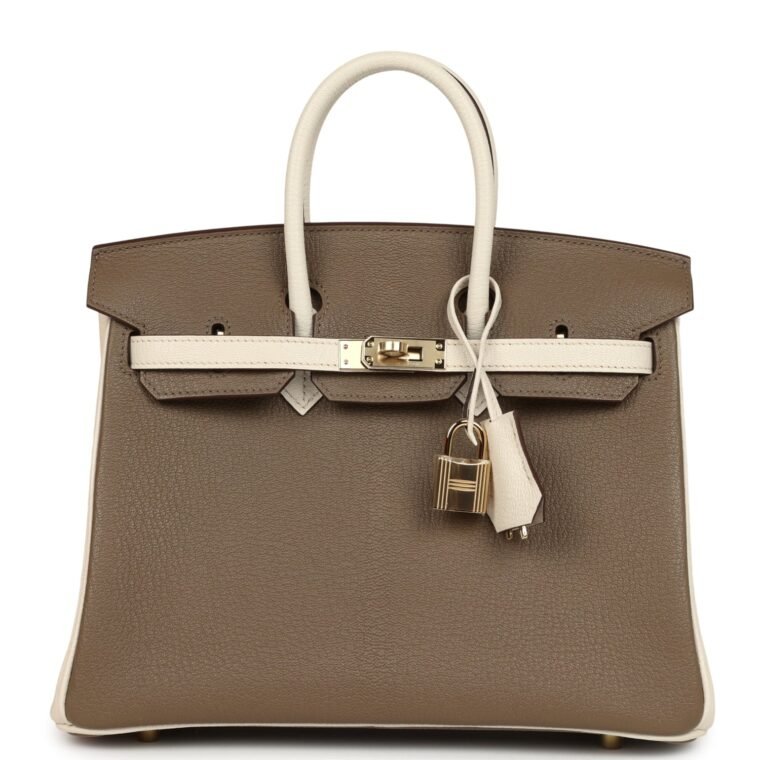 Hermès Birkin 25 Etoupe Chevre Mysore for Sale