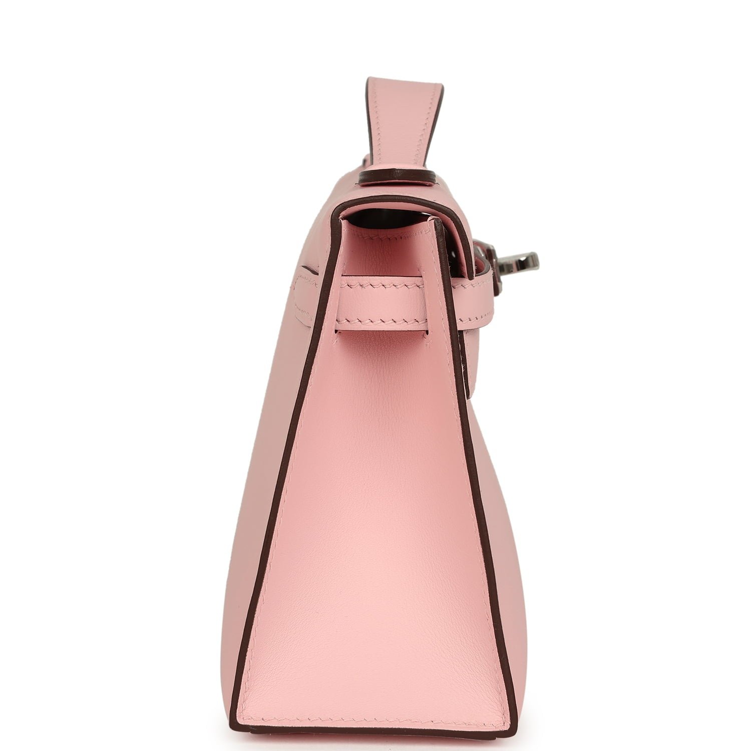 Hermès Kelly Pochette Rose Sakura Swift — view 4