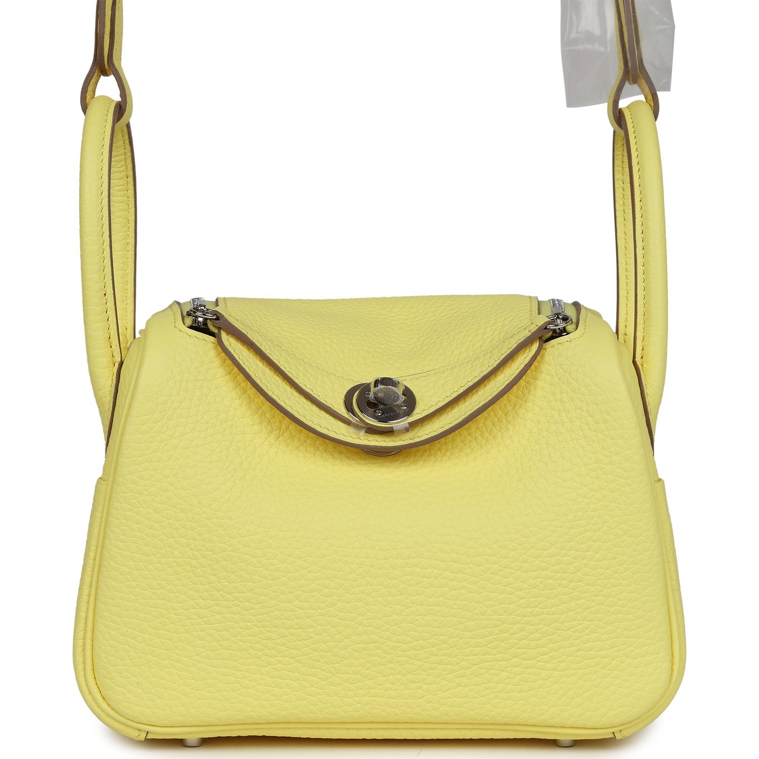 Hermès Mini Lindy Limoncello Clemence