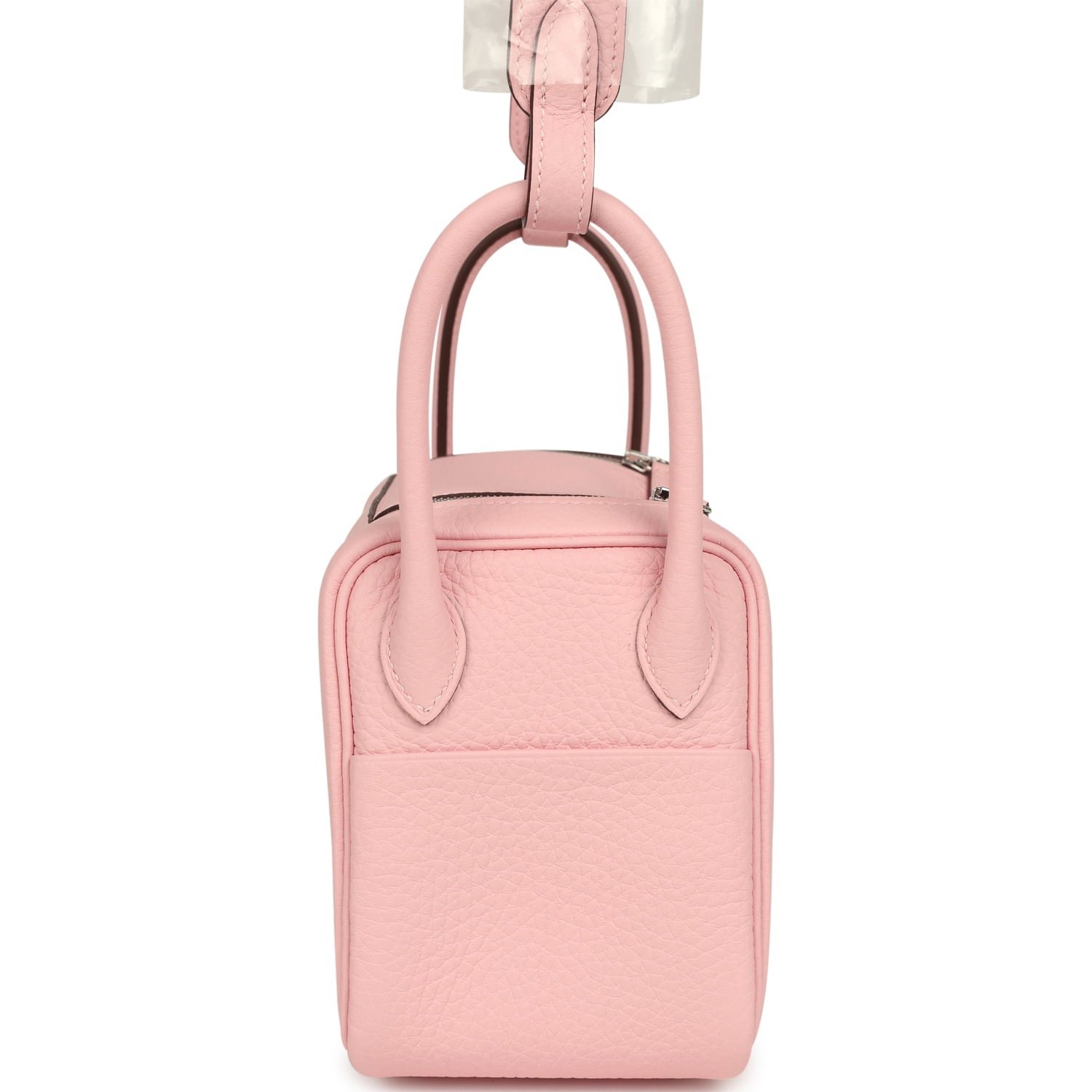 Hermès Mini Lindy II Rose Sakura Clemence — view 4