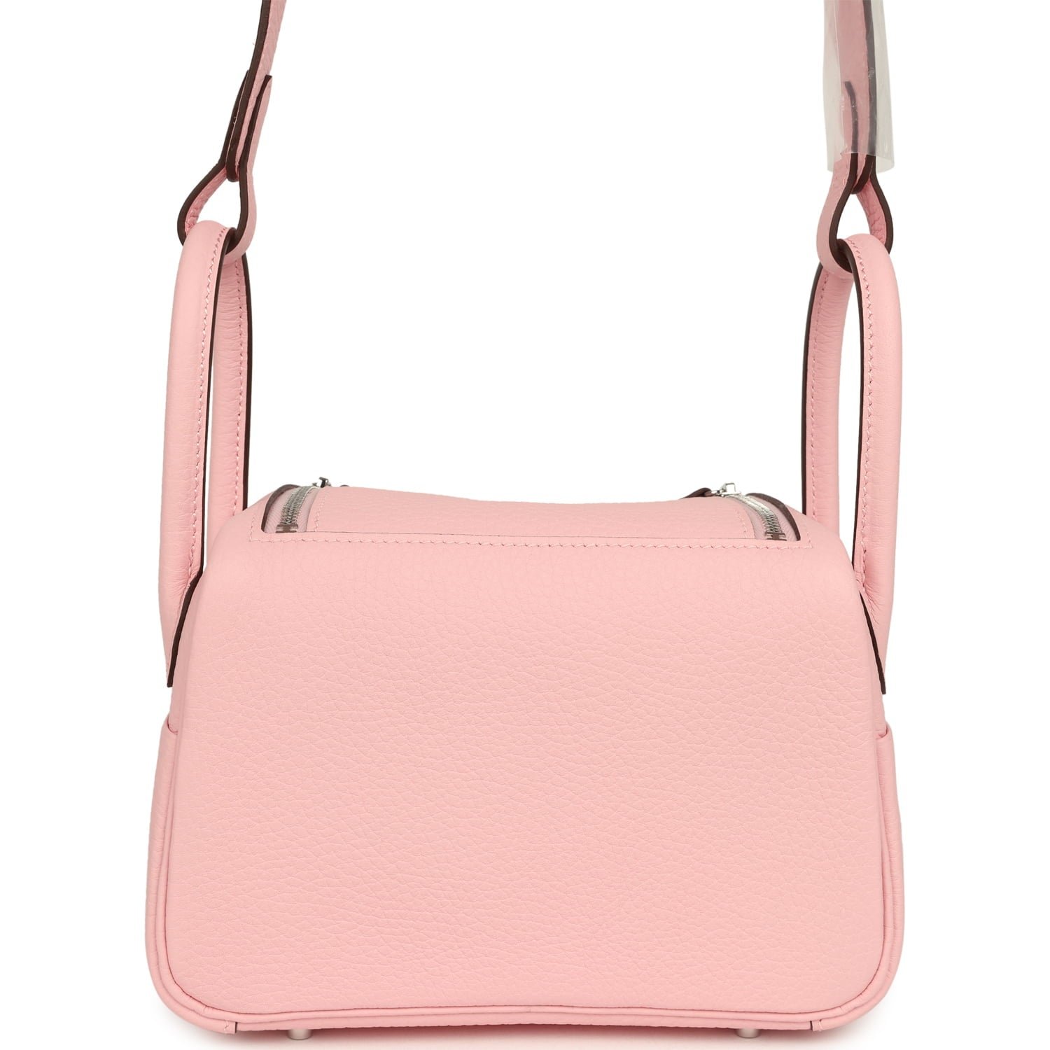 Hermès Mini Lindy II Rose Sakura Clemence — view 5