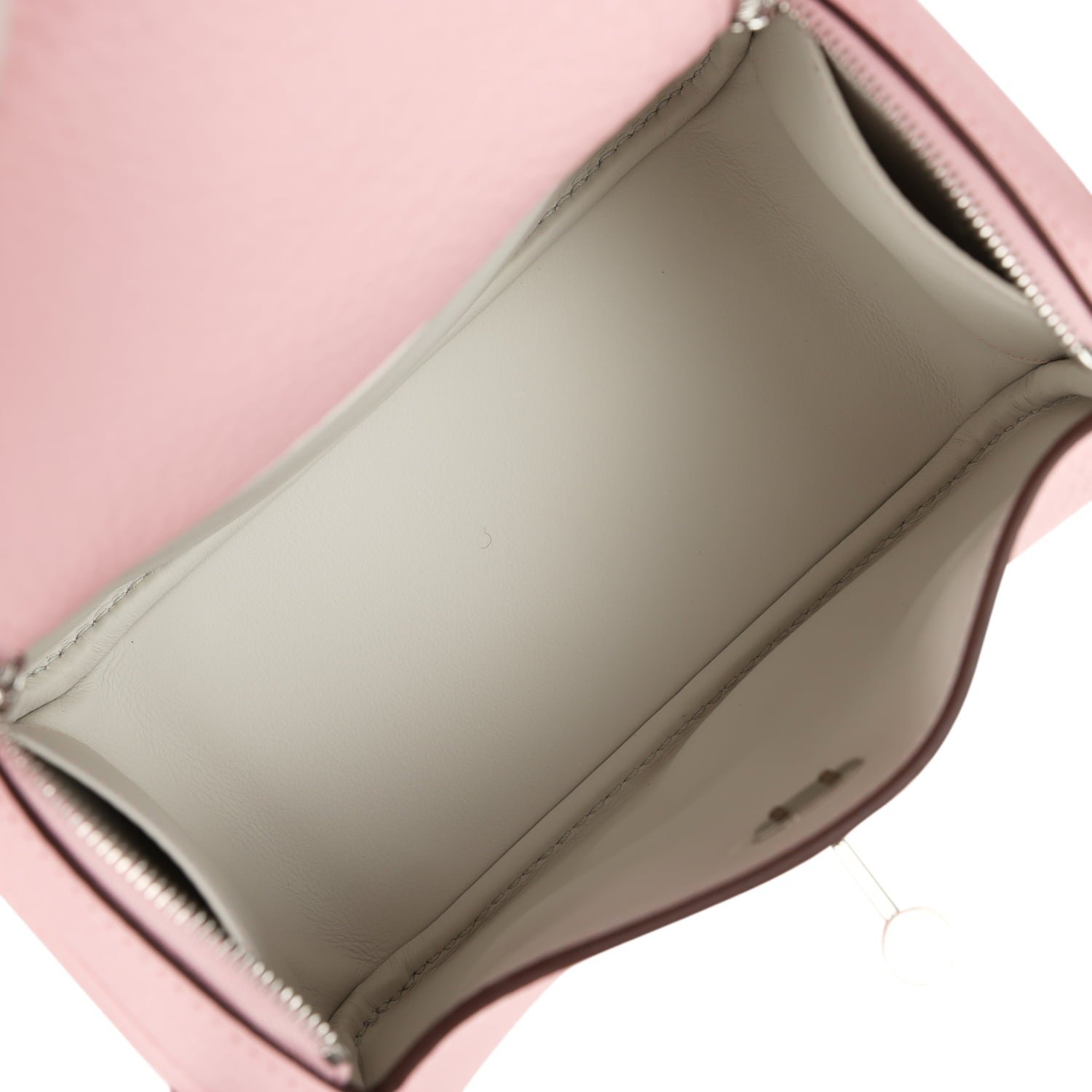 Hermès Mini Lindy II Rose Sakura Clemence — view 9