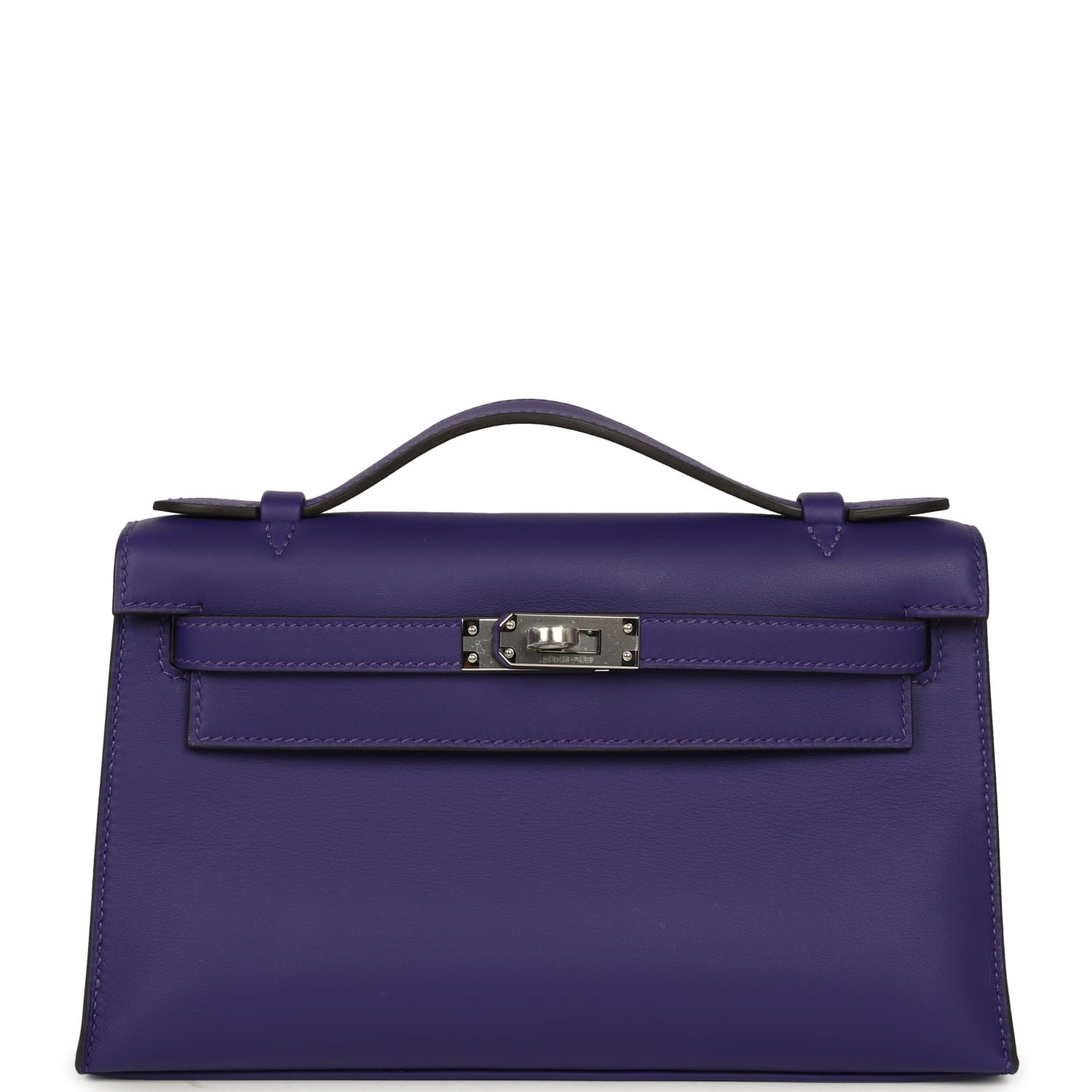 Hermès Kelly Pochette Purple Swift