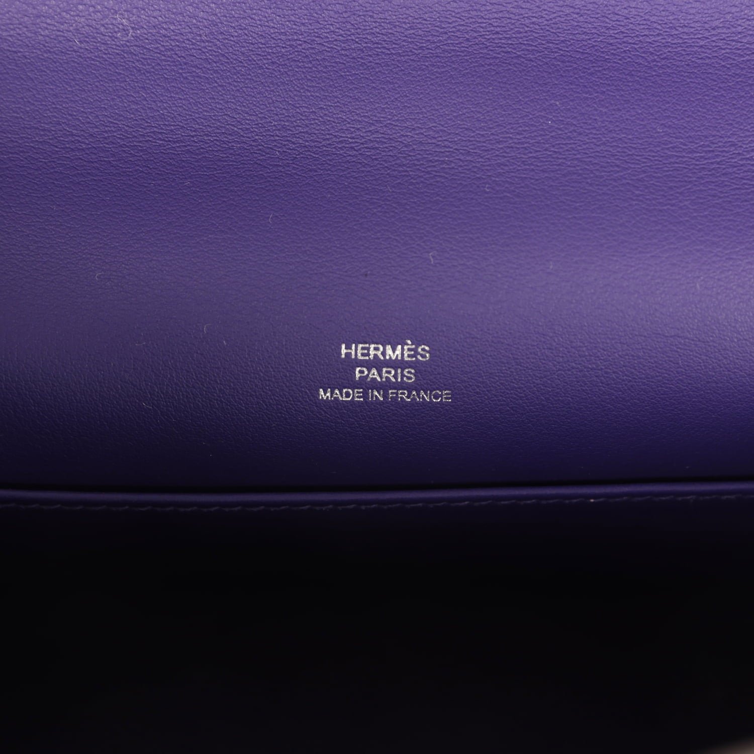 Hermès Kelly Pochette Purple Swift — view 7