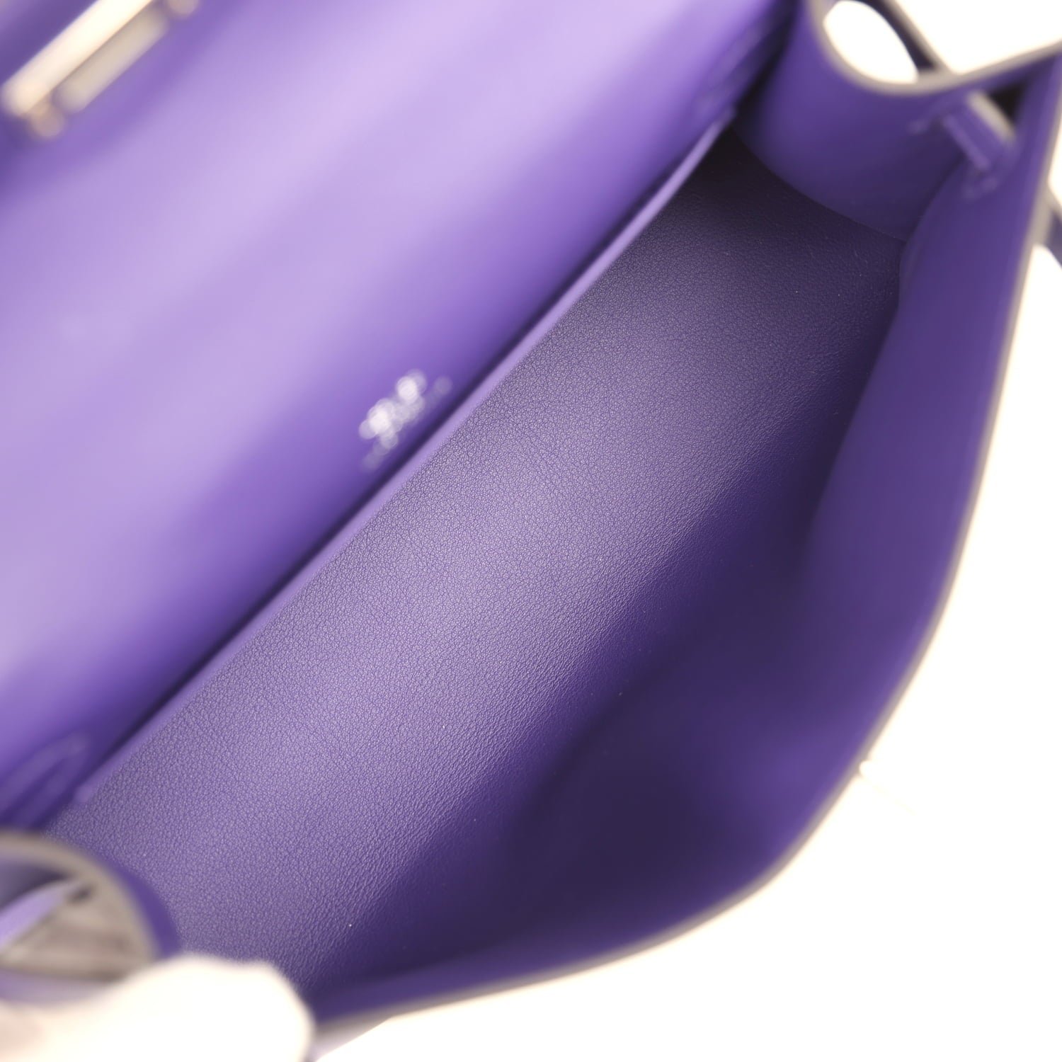 Hermès Kelly Pochette Purple Swift — view 8