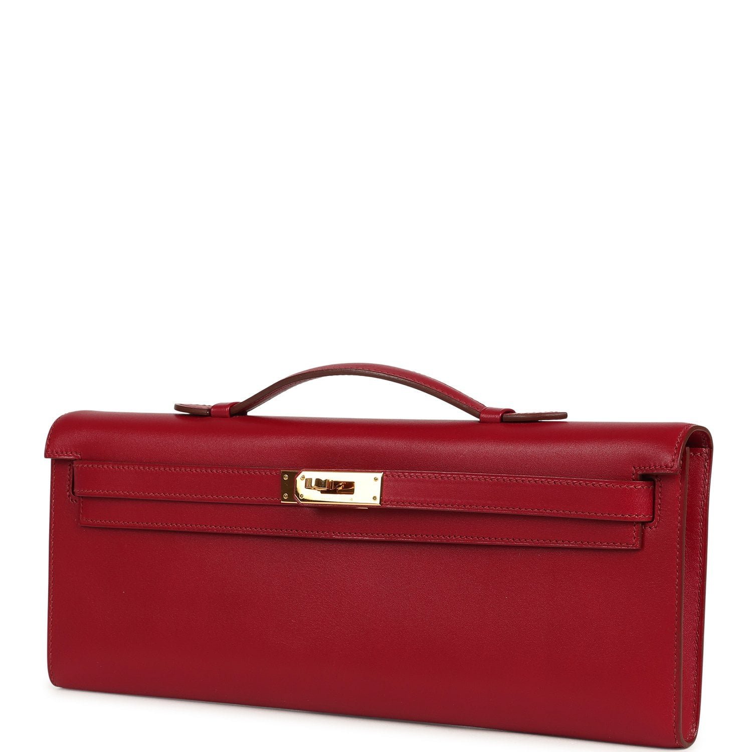 Pre-Owned Hermès Kelly Cut Rubis Tadelakt — view 3