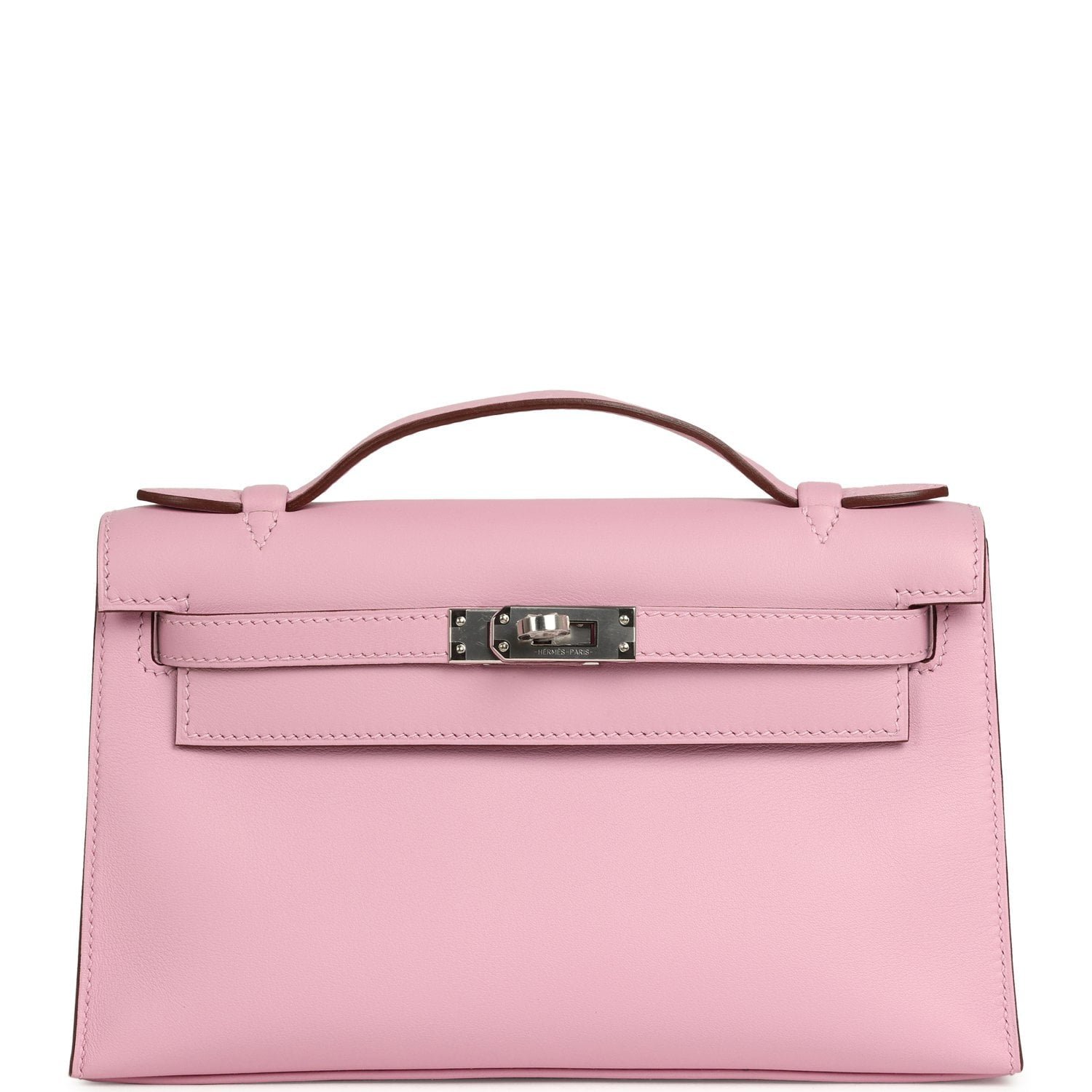Hermès Kelly Pochette Mauve Sylvestre Swift